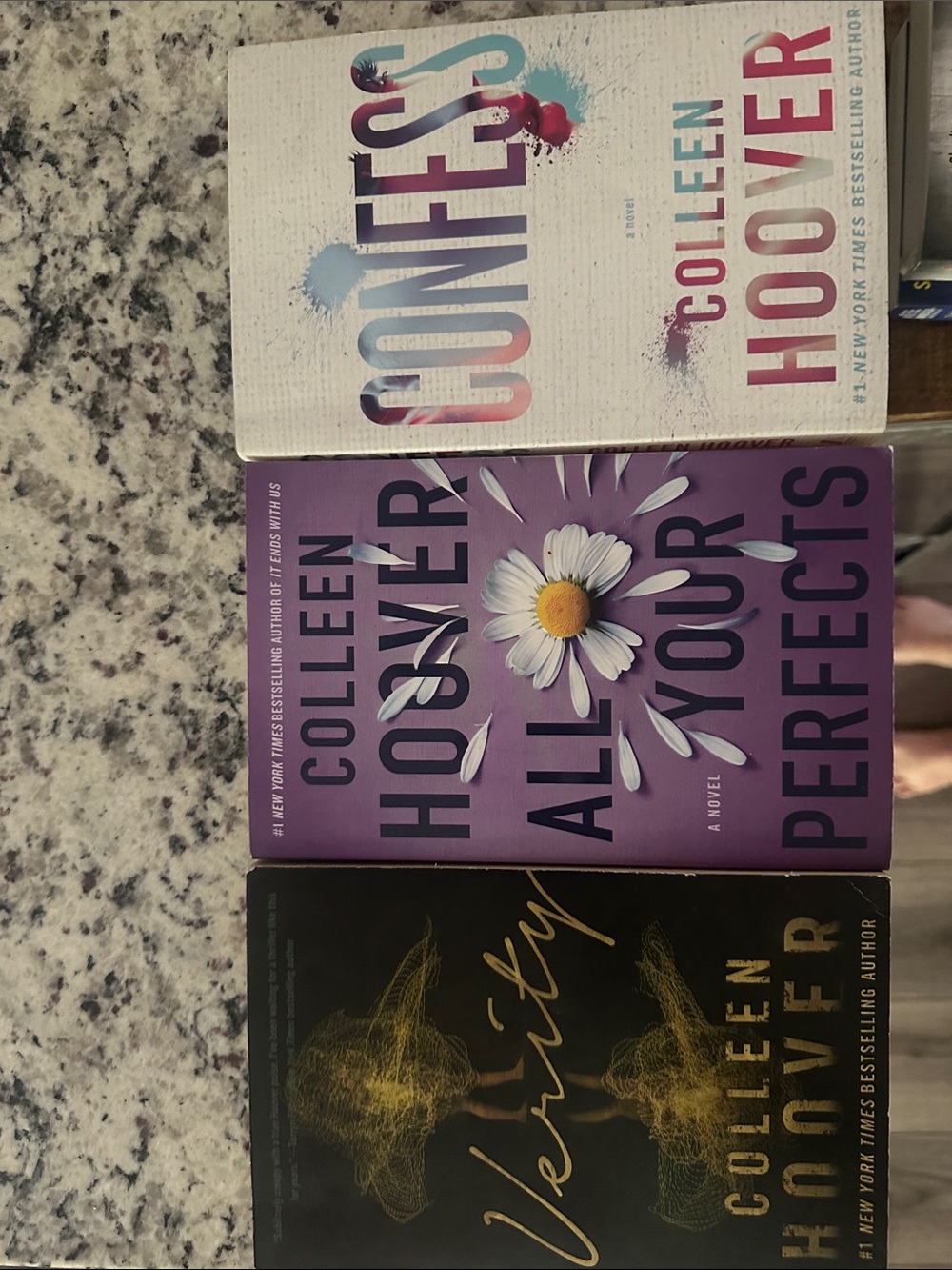 Colleen Hoover at her best! Soft Novel Set - Purple, White, Black Covers